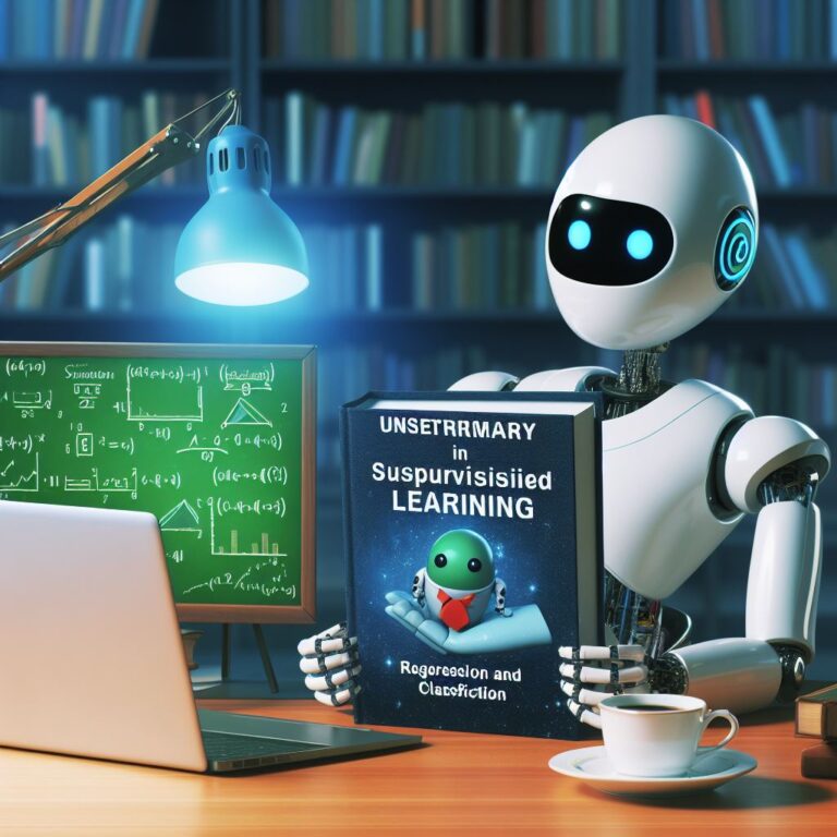 a entrepreneur robot is developing a tutorial with the title uncertainty in supervised learning regression and classification in a library