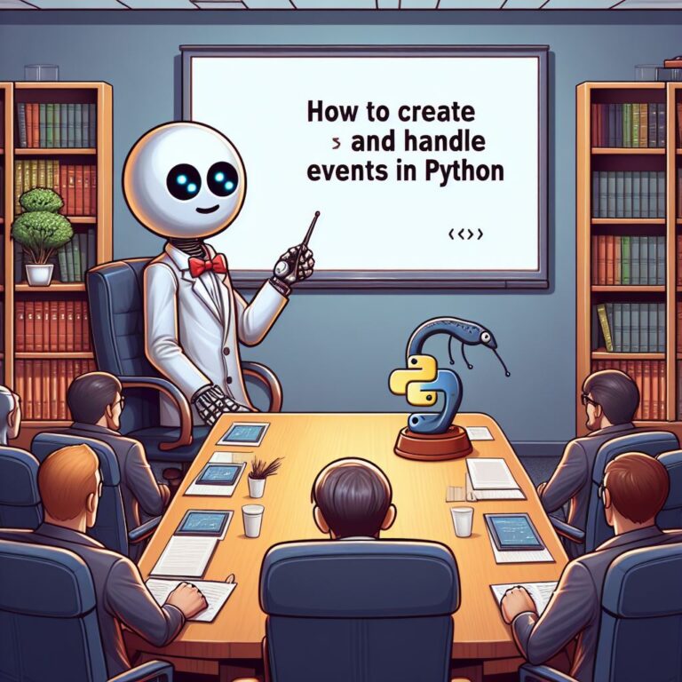 How to Create and Handle Events in Python