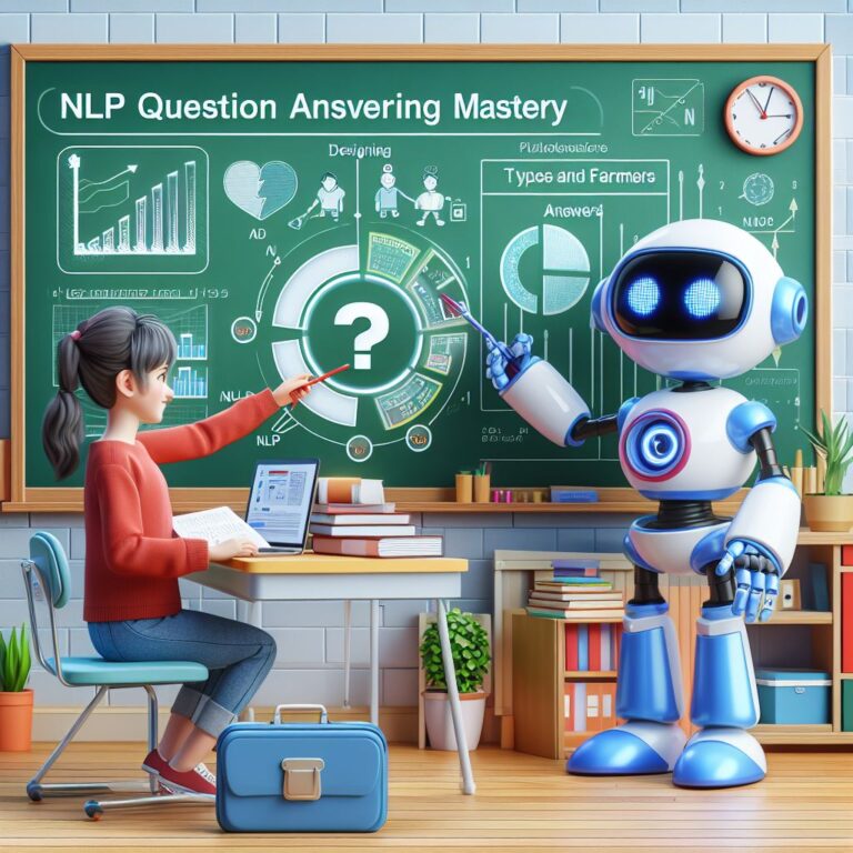 a student robot is designing a tutorial with the title nlp question answering mastery types and formats of questions and answers in a schoolyard