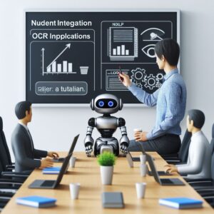 a student robot is designing a tutorial with the title ocr integration for nlp applications evaluating and improving ocr performance in a conference room