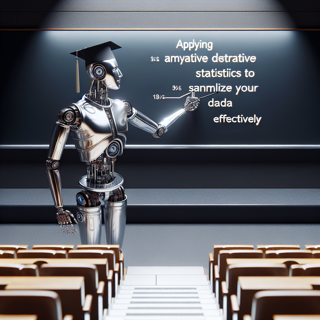 Applying Descriptive Statistics to Summarize Your Data Effectively